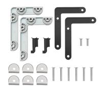 VGOL 1 Set Di Staffe Di Montaggio Per Porte Pieghevoli Kit Di Angoli Distanziatori Compatibile Con USM Haller Kit Di Montaggio Per Porte Pieghevoli Angolo Distanziatore A 90 Gradi