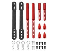 VGOL 1 Set Di Supporti Per Carrozzeria RC Per Auto Colonna Anteriore E Posteriore Compatibile Con AXIAL 1/10 SCX10 90046 90047 RC Car Rosso