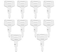 VGOL 10 chiavi per interruttore di accensione di ricambio H806 17001-00019 compatibile con escavatori Takeuchi compatibile con chiavi di accensione Gehl Track Loader