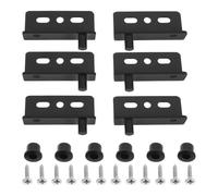 VGOL 10 Pezzi 20mm Cerniera Pivotante Cerniere Per Porte A Scomparsa Per Impieghi Gravosi Con Viti Boccole Per Porte In Legno Cassetti Mobili Armadi