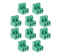 VGOL 10 Pezzi Spine Di Alimentazione A 3 Pin 3 Pin 5,08 Mm Connettori Per Morsettiere PCB Compatibili Con AudioControl Compatibile Con 3XS 2XS 6XS