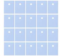 VGOL 100 Pezzi Di Cuscinetti Isolanti In Silicone 20x25mm Per Transistor TO-3P TO-247 Isolamento Elettrico Protezione Dissipatore Di Calore