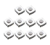VGOL 10pcs Pulsanti Sostitutivi Per Chiave Remota Compatibile con Renault Clio Kangoo Megane Modus Twingo Traffic Master Pulsante Micro Interruttore Per Chiave Remota