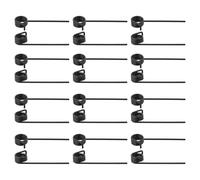 VGOL 12 paia di ventole a molla per ventola a molla sinistra e destra, molla resistente, compatibile con AL-KO 38 E 38 P 32 VLE 38 VLB 38 VLE nero 56 x 11 mm