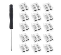 VGOL 15 Pezzi Connettore Per Striscia LED Monocolore 8 Mm 2 Pin 13,4 X 11,5 X 6,5 Mm Per 5 V 12 V 24 V SMD COB Collegamento Filo 18 AWG/20 AWG/22 AWG