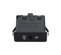 VGOL 1PC Interfaccia Audio AUX Per Auto ABS Presa Singola Parte Di Ricambio Audio 6930561 Compatibile Con BMW X1 X3 X5 X6 Z4 E81 E87 E90 Nero