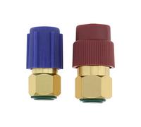 VGOL 2 adattatori da R12 a R134A per conversione lato basso e lato alto da R12 a R134A connettore retrò compatibile con la maggior parte dei veicoli