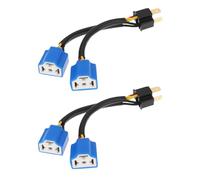VGOL 2 cavi splitter 9003 HB2 H4, cavo adattatore per fari 30 cm, lunghezza totale per lampadine H4