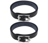 VGOL 2 cinghie per equitazione in pelle PU cinturino sperone regolabile fibbia in acciaio inox cinghia per equitazione competizioni equestri pratica quotidiana