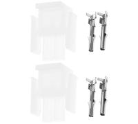 VGOL 2 connettori maschio di alimentazione CC a 2 pin con 4 terminali femmina compatibili con ricetrasmettitori Ten-Tec e altri piccoli dispositivi elettronici