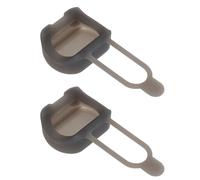 VGOL 2 custodie protettive in silicone per indicatore di velocità della bicicletta, compatibili con Garmin Speed Sensor 2, colore grigio