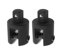 VGOL 2 Pezzi 1/2 Pollice Drive Breaker Power Knuckle Bar Testa Presa Braccio Forte Power Bar Testa Presa Chiave Ruota Giunto A Snodo Nero