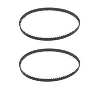 VGOL 2 Pezzi 160XL 037 Cinghia Dentata 80 Denti 10 Mm Di Larghezza Cinghia Dentata Con Ingranaggi In Gomma Cinghia Dentata Industriale 406 Mm Cinghie Di Ricambio Meccaniche Nere