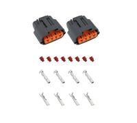 VGOL 2 pezzi 4 pin motori pompa carburante connettore elettrico spina pompa carburante cavo cablaggio spina compatibile con YAMAHA YFM 700 RAPTOR VIKING 6195-0030