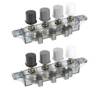 VGOL 2 Pezzi 4 Tasti 3 Livelli Pulsante Interruttore Velocità Ventilatore Da Pavimento Compatibile Con Midea 10,2x6,6x1,3 Cm