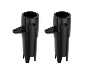 VGOL 2 Pezzi Adattatore Per Tubo Di Gonfiaggio E Sgonfiaggio Della Vasca Valvola Di Ricambio Per Valvola Di Sgonfiaggio Compatibile Con Bestway Compatibile Con Coleman Nero