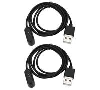 VGOL 2 Pezzi Cavo Di Ricarica USB Per Smart Watch Parte Di Ricambio Cavo Di Ricarica USB Magnetico Caricabatterie Per Smart Watch Compatibile Con OPPO Watch Free OWW206 (nero)