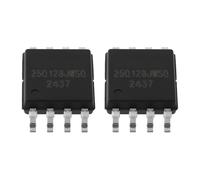 VGOL 2 Pezzi Chip di Memoria Flash Seriale W25Q128JWSQ da Package SOIC-8 Interfaccia SPI per Sistemi Embedded Applicazioni di Archiviazione Dati