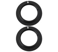VGOL 2 Pezzi Da Adattatore Per Obiettivo M42 M42-AF Compatibile Con Sony ALPHA A Attacco Nero