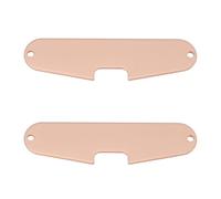 VGOL 2 Pezzi Di Piastre Di Base Per Pickup Single Coil Per Chitarra Piastra Di Base Di Montaggio Per Pickup Al Ponte In Ferro Placcato In Rame Compatibile Con Fender Stratocaster