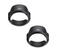 VGOL 2 Pezzi EW-53 Paraluce In Plastica Paraluce Per Obiettivo Fotografico Paraluce Per Obiettivo Fotografico Compatibile Con Canon RF-S 18-45mm F4.5-6.3 IS STM Obiettivo