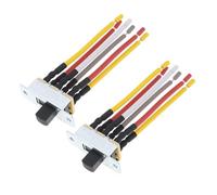 VGOL 2 Pezzi Interruttore A Scorrimento A 6 Pin E 3 Marce Direzione Inversa 3 A 250 V CA/6 A ZE-209-22 Per Ventilatore Da Soffitto