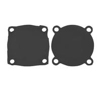VGOL 2 Pezzi Interruttore Compressore d'aria Cuscinetto In Pelle Guarnizioni In Gomma Cuscino In Pelle A Forma Di Tartaruga Taglio Pratico Fai Da Te 40mm E 5mm Foro Nero