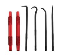 VGOL 2 pezzi O-Ring Seal Pick & Hook Set Mini Ganci di Precisione Estrattore di Rimozione Doppia Testa Pick & Hook Strumento per Piatti Pin Chiavi O Anelli Molle Rondelle