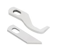 VGOL 2 Pezzi Set Di Lame Superiori E Inferiori Per Tagliacuci Superiore E Inferiore Compatibili Con Singer S14-68 S14-69 S14-77 S14-78 S14-79 Compatibili Con Pfaff Element 1450OL