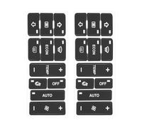 VGOL 2 Set Di Adesivi Per La Riparazione Del Pulsante A/C dell'auto Compatibili Con Audi A2/A3 8L Adesivi Per La Riparazione Pulsante Volante dell'auto Accessori Modificati Per Interni