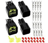 VGOL 2 set di connettori impermeabili a 4 pin maschio a femmina 2,3 mm FW-C-4M-B FW-C-4F-B, compatibili con FURUKAWA RFW 090