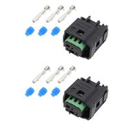 VGOL 2 Set Spina Connettore Pedale Sensore Radar Automobilistico Impermeabile A 3 Pin 968402-1 966601 Compatibile Con BMW Compatibile Con Peugeot Compatibile Con Citroen
