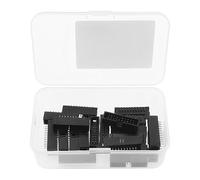 VGOL 20 PZ IDC 2x10 Doppia Fila 20 Pin Box Header Connettore Presa Maschio Terminale In-line Adattatore Per Connettore JTAG Cavo Passo 2.54mm