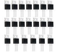 VGOL 20 PZ MJE3055T NPN Transistor TO-220 10A 60V 75W 29x9,7mm Per Commutazione Di Potenza E Amplificatori Per Uso Generale NPN Semiconduttore Interruttore Nero