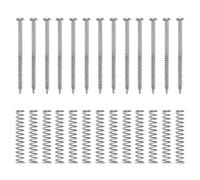 VGOL 20 set di viti di montaggio pickup kit molle per chitarra elettrica strumenti musicali accessori di ricambio argento