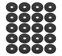 VGOL 20pcs Schiuma RC Rondelle Corpo FAST104 Adatto per la maggior parte dei modelli RC Auto Camion Buggy Body Shell Ricambio RC Auto Parti Nero 16x4x1.5mm