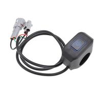 VGOL 22MM IP65 Pulsante Interruttore Faro Anteriore Manubrio Motociclo Manubrio Interruttore A Pulsante Interruttori ON/OFF Impermeabili Per Moto ATV Adatto A Manubri Da 7/8" BLU