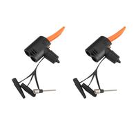 VGOL 2pcs 3 in 1 Adattatore Valvola Bicicletta Britannico Americano Francese Valvole Convertitore per Bici Pompa Ugello