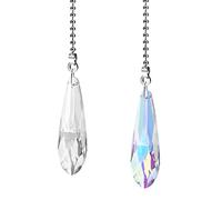 VGOL 2PCS Luce Pull Cord Water Drop Interruttore Luce Del Pendente Pull Catena Luce Prolunga per Bagno Lampade da Soffitto Ventilatori Da Soffitto Pull-Wire Lampade Da Tavolo