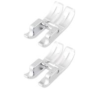 VGOL 2pcs Piedini Premistoffa A Zigzag Da 6 Mm Per Macchine Da Cucire Compatibile Con PFAFF Modelli Con IDT 0
