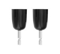 VGOL 2PCS Punta Per Trapano Per Avvolgitore Corde Chitarra Diametro Inferiore 28,2 Mm Lunghezza Albero 26 Mm Diametro Albero 6 Mm Trapano Elettrico Estrattore Per Piroli Accordatura