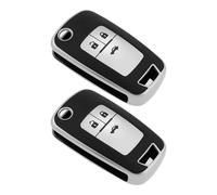 VGOL 2X Cover Per Chiave Pieghevole A 3 Pulsanti 2 Pezzi Compatibile Con Chevrolet Camaro 2009-2005 E Compatibile Con Opel Astra J 2009-2015.