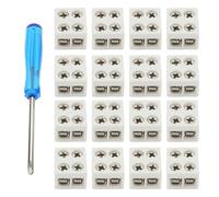 VGOL 30 Pezzi 2 Pin 8mm LED Strip Lights Connectors 11.6x10x8mm Per 5-24v Monocolore LED Light Tape Incluso Cacciavite Senza Saldatura Connettori 2 Pin