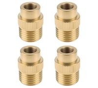 VGOL 4 Adattatori Per Pistole A Spruzzo In Rame Da M5 A 1/8" Compatibili Con Badger AB104