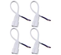 VGOL 4 Cavi Di Alimentazione Per Connettori A Tubo LED A 2 Pin Da 15 Cm Per Plafoniera Esagonale A Nido d'ape T5