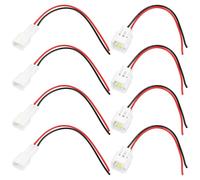 VGOL 4 Paia Di Cablaggi Impermeabili Per Auto A 2 Pin Maschio/femmina DJ7022Y-2.3-11/21 Per Collegamenti Di Illuminazione Per Auto 15 Cm