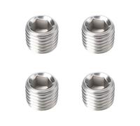 VGOL 4 pezzi 1/16 "BSPT maschio in acciaio inox vite esagonale blocco tubo off plug raccordo esagonale