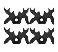 VGOL 4 Pezzi 9 Posizioni Porta Stecche da Biliardo Nero Telaio per Stecche da Biliardo Stecche da Biliardo Ponte Accessori da Snooker per La Maggior Parte delle Stecche da Biliardo Uso