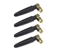 VGOL 4 Pezzi Antenna WiFi Bluetooth 2.4Ghz RP SMA Maschio Antenna WiFi Dual-band Adatta Per Moduli Wireless 2400-2500MHz Impermeabile Colla In Rame