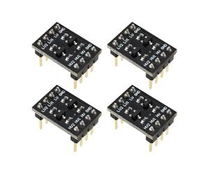 VGOL 4 Pezzi Convertitore Di Livello Logico 2 Canali Bi-Directional Shifter I2C 3.3V-5V Compatibile Con Ard-uino Nano R3 Compatibile Con Nano 33 IoT